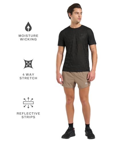 Image of TEGO Pacer 4 inch Running Shorts (Unlined) | Men's Lightweight Performance Shorts | 4-Way Stretch | Moisture-Wicking & Quick-Dry | Running Shorts