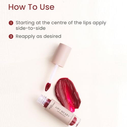 Image of Earth Rhythm Airy Weary Lipstick - Eroso | Moisturize Dry chapped Lips,Matte Finish | Hyaluronic Acid, Jojoba Seed Oil, Lotus extract - 3.5g
