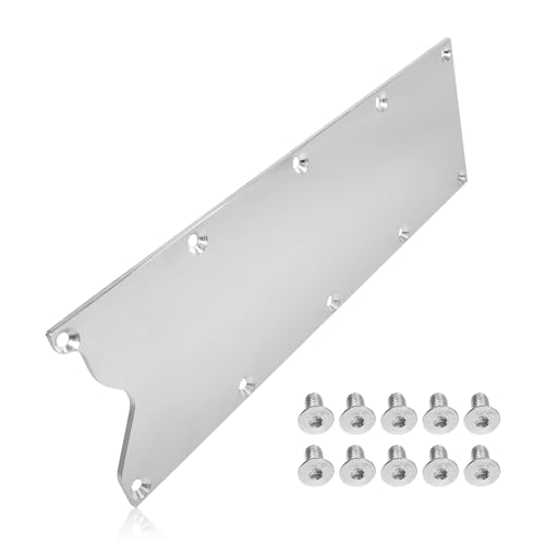 Image of LS Gen 3 Valley Pan Cover Plate Low Profile Compatible with LSX LS1 LM7 LR4 LQ4 LS6 L59 LQ9 LM4 L33 (Silver)