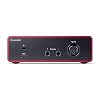 Focusrite Scarlett Solo 4rd Gen USB Audio Interface for PC + Slinger HD-1 Case Bundle, Pro Sound, Ultimate Protection