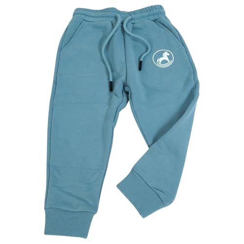 Maverick kids Toddler Boys Sweatpants – Soft Durable Joggers with Reinforced Knees & Comfy Fit (US, Age, 5 Years, Light Blue)
