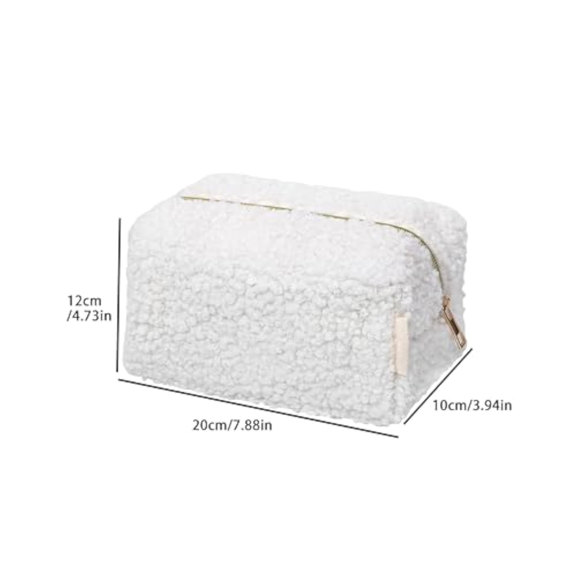 Fashionable Terry Cloth Makeup Bag, Mini Size