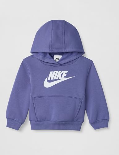 Image of Nike Baby Sportswear Club Fleece Pullover Hoodie and Joggers 2-Piece Outfit Set (Large Swoosh Logo)