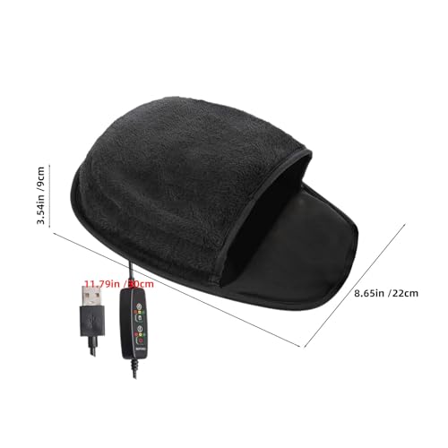Alfombrilla de teclado calefactable de felpa para calentar tu escritorio de oficina este invierno 7
