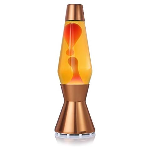 Mathmos Kupfer Astro Lavalampe - Gelb/Orange Cover