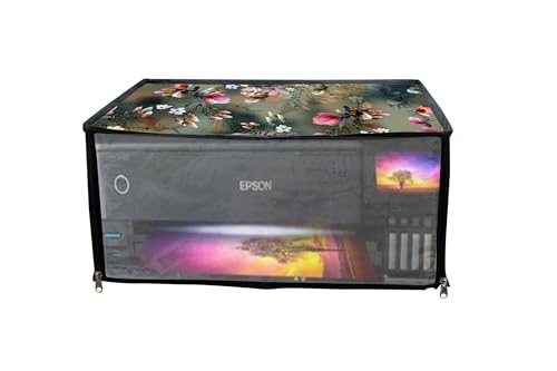 HomeStore-YEP Printer Cover for Epson EcoTank L8180 Multifunction A3+ InkTank Photo Printer with Zipper for Dust Protection (Green)