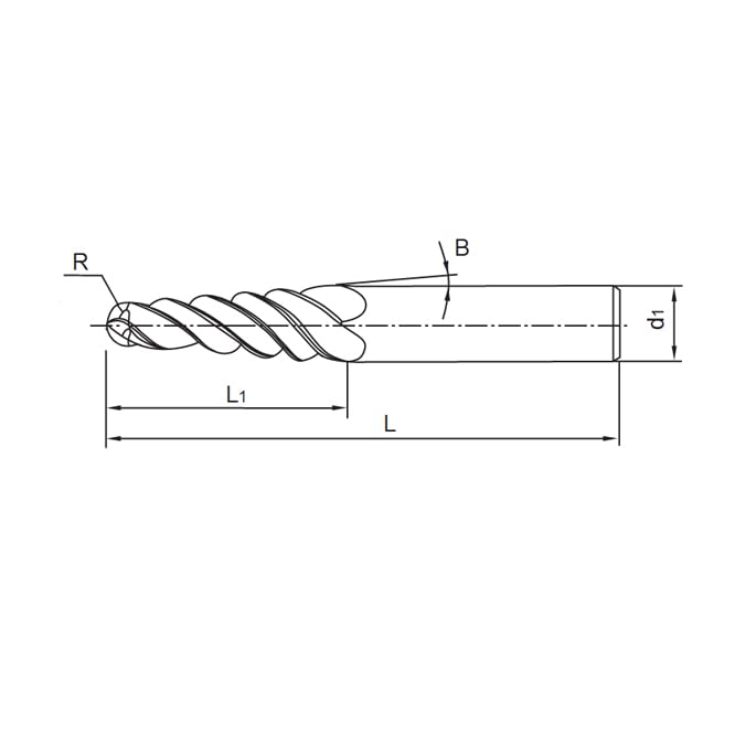 Image of 2Pcs 1 /4 inch Roughing End Mill Set, 4-Flute Carbide Router Bits, 1 /4 inch Shank, 3 /4 inch Cutting Length, HRC45 for Alloy Steel & Hardened Steel - Precision CNC Tools