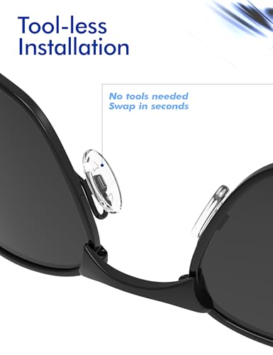 Image of SAUCER Replacement Nose Piece Pads for Oakley Holbrook TI OO6048 Sunglasses