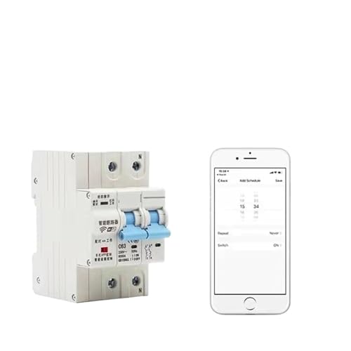 Disyuntor inteligente 20A soluciona sobrecargas con interruptor automatico 2P 3