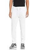 Southpole Men's Active Fleece Open Bottom Sweatpants-Regular and Big & Tall Sizes, White, Large