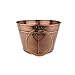 G.E.T. BT-1712-ACPR Copper Beverage Tub with Rope Handles, 3 Gallon