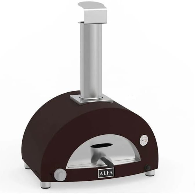 ഫ്രണ്ട് view of Alfa Moderno One Pizza Oven with door closed