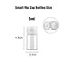 24PCS 5ml Travel Size Empty Clear Plastic Sample Bottle Container with Flip Cap Refillable Makeup Cosmetic Toiletry Containers Vial Jar Pot for Lotion Cream Shampoo Shower Gel Essential Oil