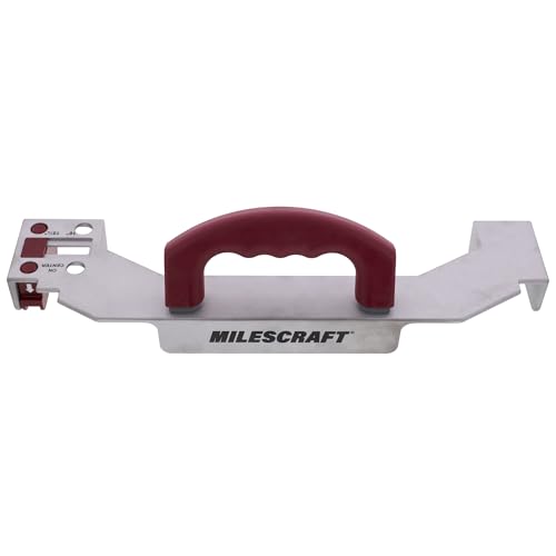 Milescraft 8416 Frame Crafter 16 Inch On-Center Stud Layout Tool. Quick Adjust to 15-1/4 Inch Spacing for Wall Start. Durable Aluminum Framing Jig. Comfort Grip Rubber Handle. Precision Results.