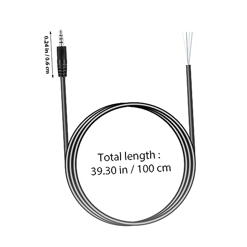 8 cables de audio jack de repuesto estéreo para auto miniatura 2