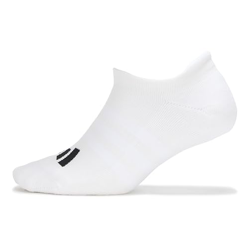 adidas Comfort Low Golf Socks, White, 5-7.5