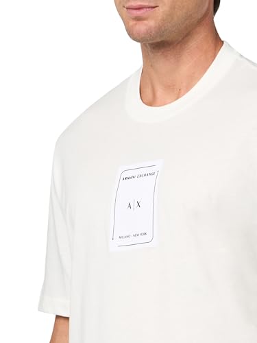 Armani Exchange Men's Vertical Rectangle Logo Tee3