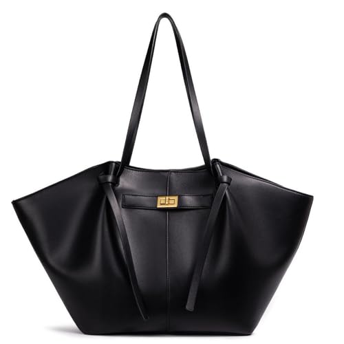 Grand sac à main fourre tout en cuir : la solution spacieuse pour transporter vos affaires de travail