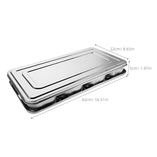 Caja de condimentos de acero inoxidable ideal para barras de bar y buffets 3
