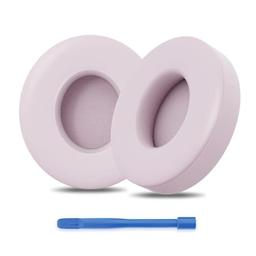 Replacement Ear Pads for Beats Solo 4 Headaphone, Soft and Sweat-Proof Protein PU EarPad for Beats Solo 4 Headaphone, Noise-reducing Memory Foam(Cloud Pink)
