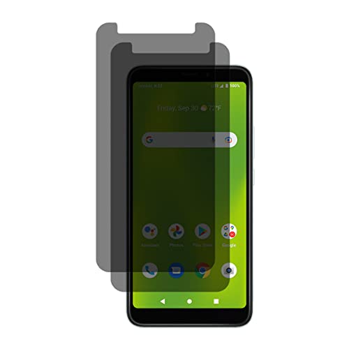 Lot de 2 verres trempés anti-espion pour Cricket Debut Smart, film écran protecteur haute dureté