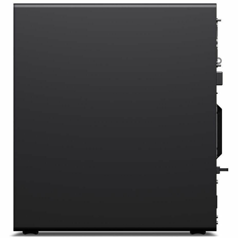 Image of Lenovo ThinkStation P3 Gen 2 30HT004KUS Workstation - Tower - Intel Core Ultra 9 285 - vPro Technology - 32 GB RAM - 1 TB SSD - Black - Intel W880 Chip - Windows 11 Pro - DVD-Writer - NVMe