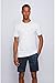 BOSS Green Men's Modern Fit Basic Single Jersey T-Shirt, Training White, Large