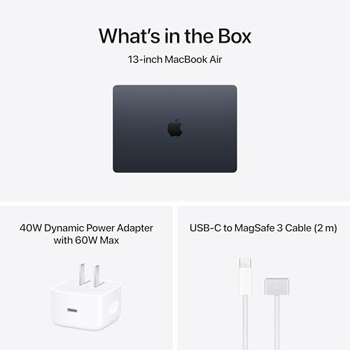Apple 2026 MacBook Air 13-inch Laptop with M5 chip: Built for AI, 13.6-inch Liquid Retina Display, 16GB Unified Memory, 1TB SSD, 12MP Center Stage Camera, Touch ID, Wi-Fi 7; Midnight - image 9