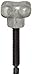 TE-CO 31121S Hand Knob Swivel Screw Clamp With Small Pad Black Oxide, 1/4-20 Thread x 1-1/2" Lg (2-Pack)