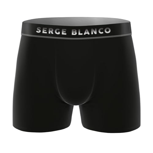 Boxer hombre Serge Blanco Flor Vintage, pack de 3 calzoncillos de algodón suave 5