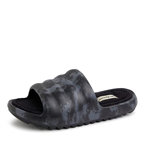 Dearfoams Women's Gemini Wave Eva Slide Slipper
