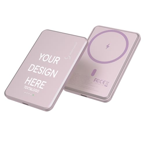Portable Charger Custom, 5000mAh Magnetic Wireless Charger...
