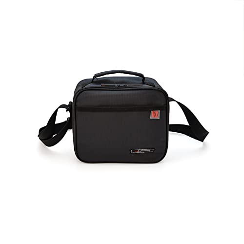 Iris barcelona Classic Bolsa térmica portacomida, Sintético, Negro, 18 x 21 x 11 cm