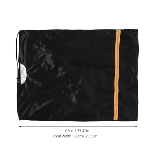 Protector para asiento de bicicleta infantil impermeable con tiras reflectantes oscuras 2