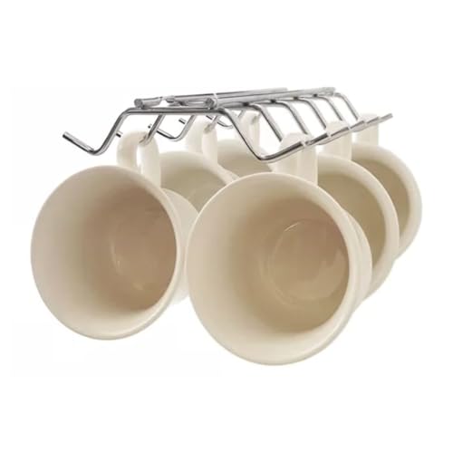 Kit 2 Suporte Porta 12 Xícaras Organizador Armário Premium