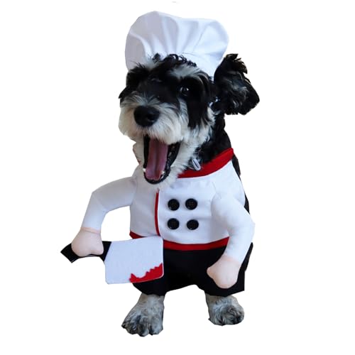 Disfraz Chef para Perro Talla M Multicolor