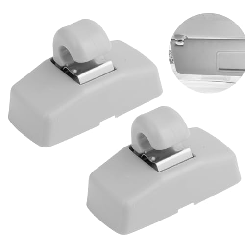 Annlpoy 2 piezas soporte para parasoles de coche, para Golf Mk4, Caddy, Passat, Polo, Amarok, Transporter T5, Touran, Seat Ibiza, Leon, Skoda Fabia, Octavia, Superb - número de pieza 3B0857561B