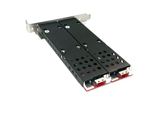 Adaptador Micro SATA Dual M2 NVMe Gen 4 PCIe miniatura 2
