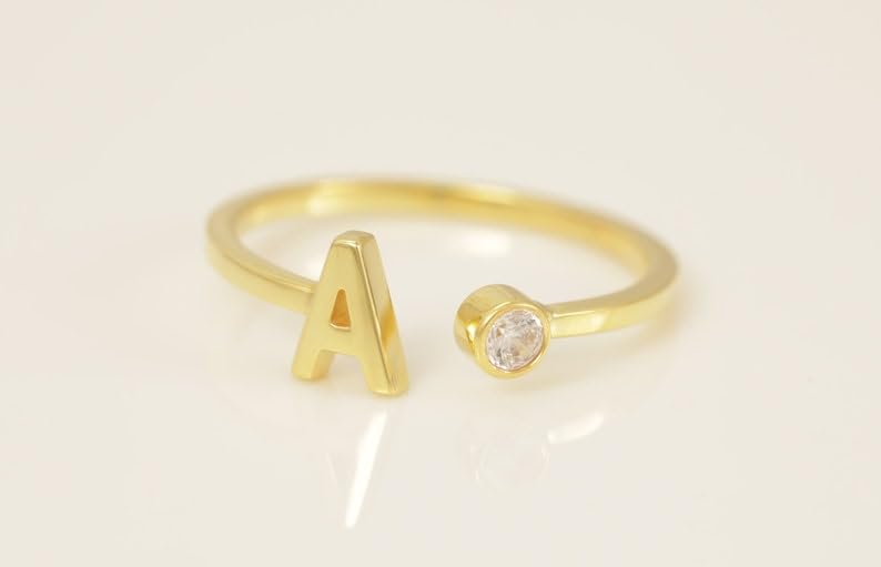 Bague solitaire en argent 925, le cadeau romantique parfait - 4