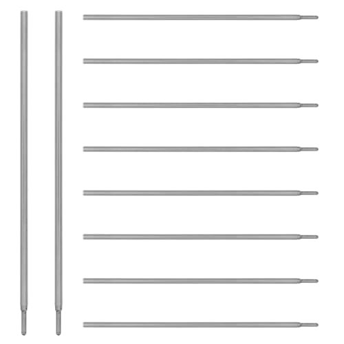 MUSISALY Recambios de Precisión para Bolígrafos de Plantilla de, 10 Unidades, Núcleo Suave, Aleación de Aluminio Ligera, Marcador para Practicar y Maquillaje de Profesional