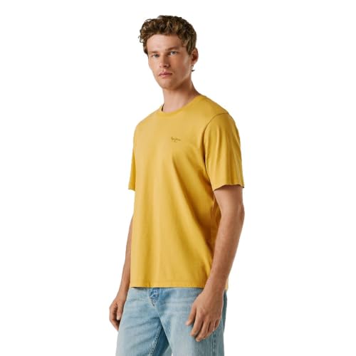 Pepe Jeans Herren Jacko T-Shirt, Gelb (Siena Yellow), L – Ansicht 6
