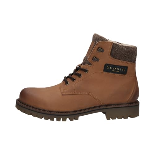 bugatti Herren Schlupfstiefel, Männer Stiefel Kaltfutter,kaltgefüttert,Winterstiefel,Winterschuhe,uebergangsstiefel,Cognac (6300)… – Ansicht 2