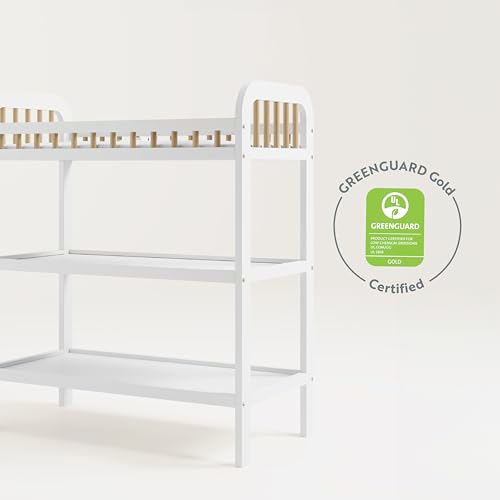image for Storkcraft Pasadena Changing Table with Water-Resistant Changing Pad (