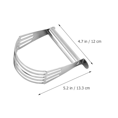 Mikikit Dough and Pastry Blender, Reusable Baking Utensil for Effortless Dough Mixing Steel Pastry Cut-ter for Pies and Pastries - Image 3