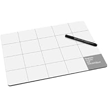 Large Size Magnetic Project Mat SHOWPIN Small Parts Work Mat with A Board Marker - Preventing The Small Screws from Getting Lost and Unorganized 9.8x11.8 inches