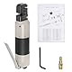 2in1 Druckluft Lochzange Absetzzange Falzzange Blechzange Druckluft Karosserie Blech Falz Zange 5MM Stempel und 13mm Absetztiefe Pneumatische Crimpzange Presszange für Blech KFZ Auto Reparatur