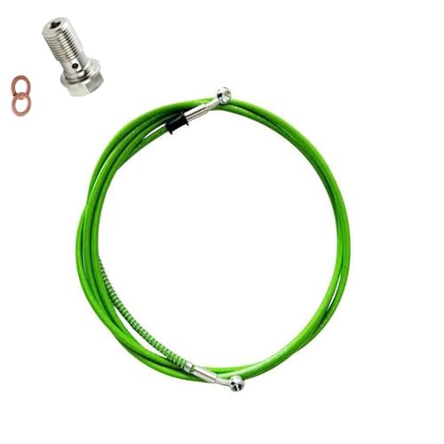 Tuyau de frein moto résistant 3200mm pour embrayage hydraulique vis 10mm angle 28 degrés