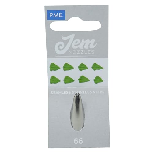 PME JEM Small Leaf Piping Nozzle no. 66, Silver