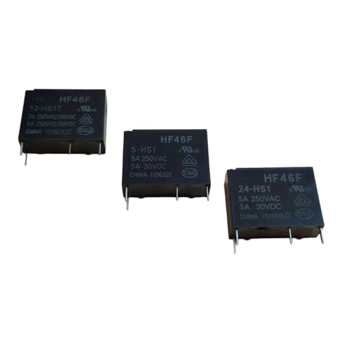 Relais HF46F 5V 5A inverseur 4 broches pour automatisme