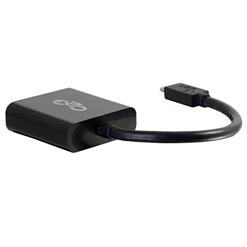 C2G USB Adapter, USB C to Display Port Adapter Converter, Black, Cables to Go 29482